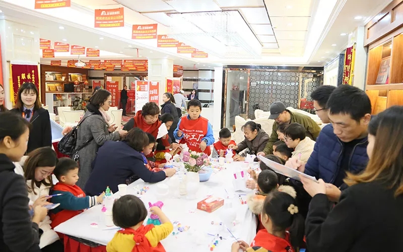 感恩回饋|金鑰匙家裝“親子石膏娃娃彩繪”圓滿結(jié)束